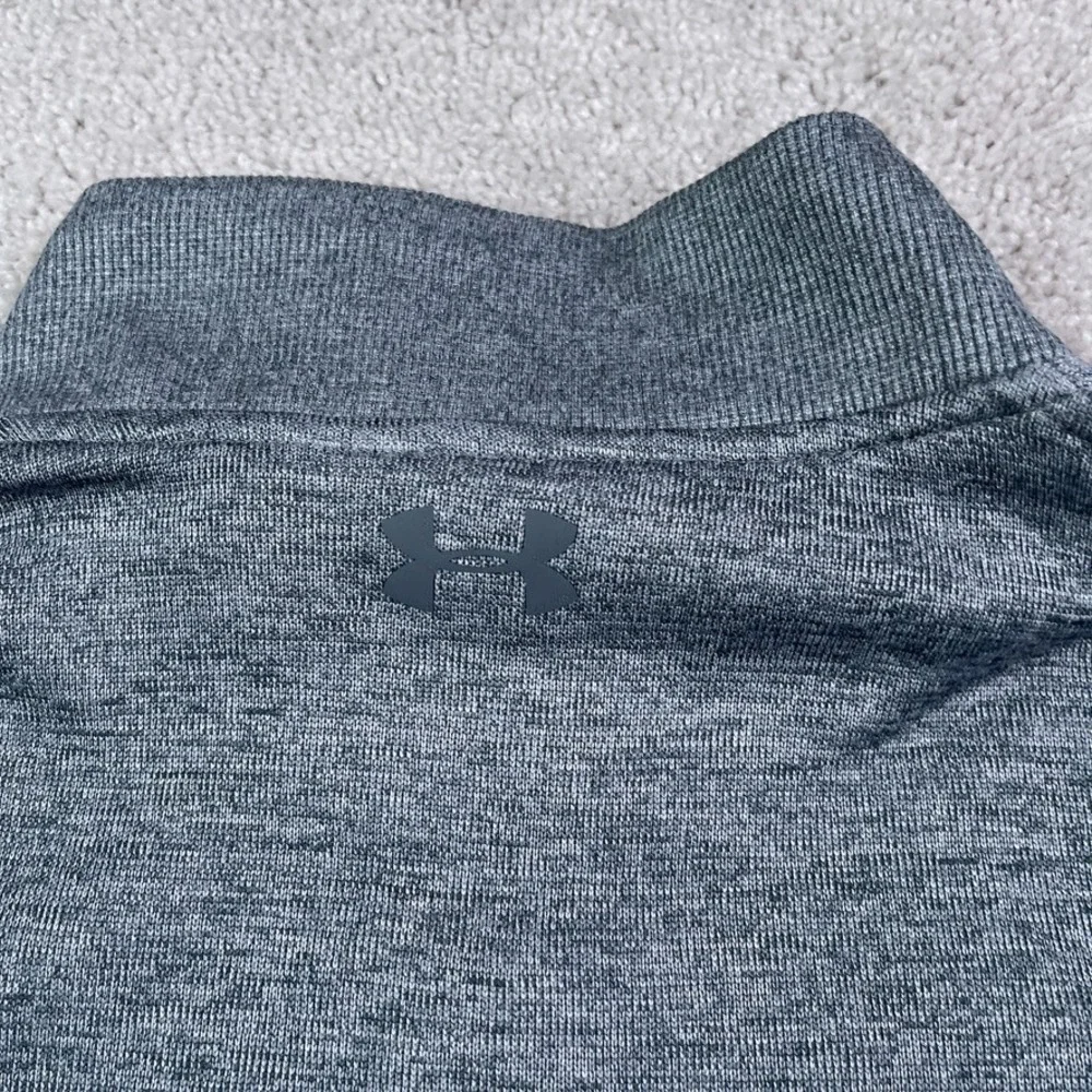 Under Armour‎ Sweater Mens Small Grey Golf Storm Sweaterfleece Zip Pullover